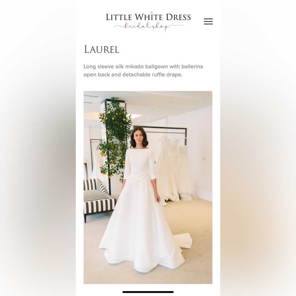 Carolina Herrera - Laurel Wedding Gown - Picture 2 of 10